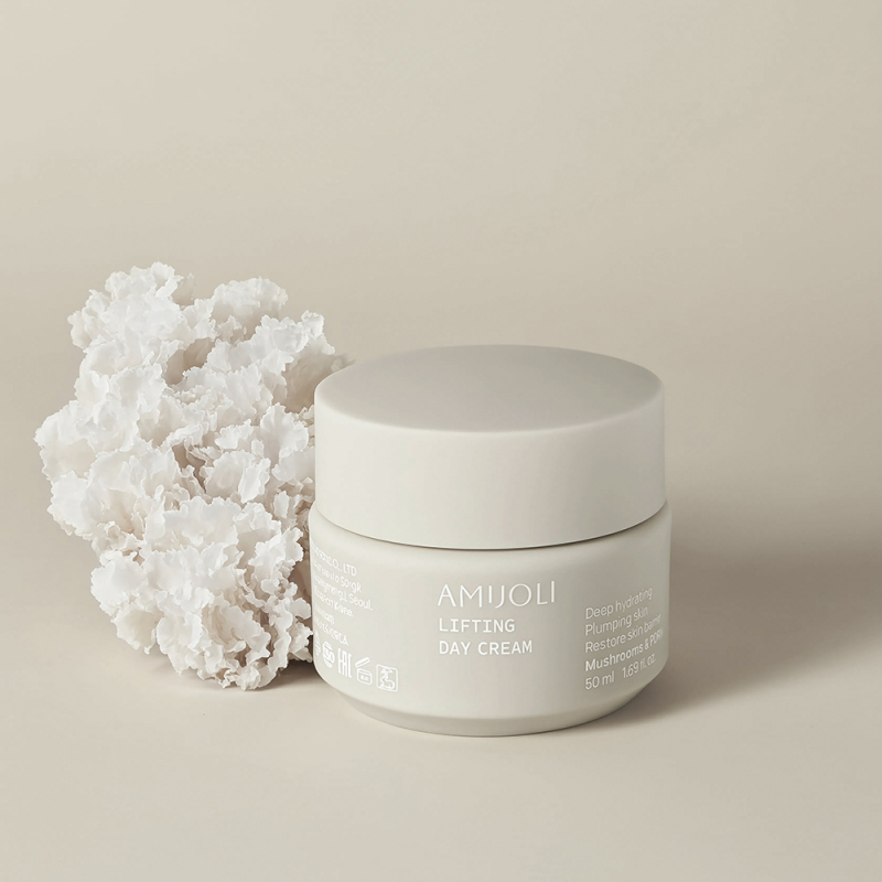AMIJOLI Lifting Day Сream Mushrooms & PDRN Антивозрастной дневной крем для лица с экстрактом тремеллы и ПДРН 50мл